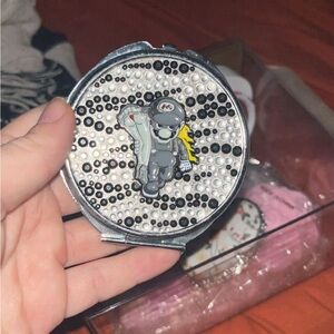 Bedazzled Mario mirror